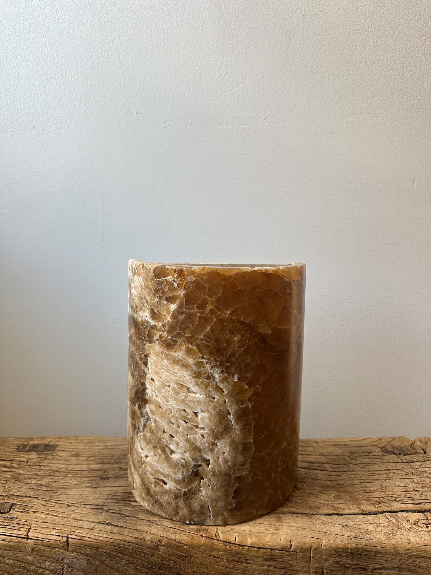 Lucia Chocolate Onyx Sconce