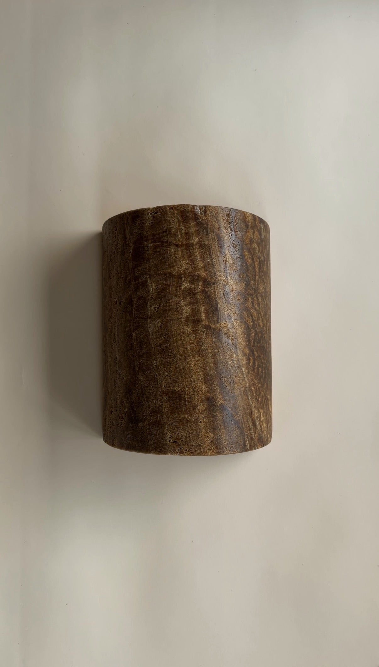 Lucia Chocolate Onyx Sconce