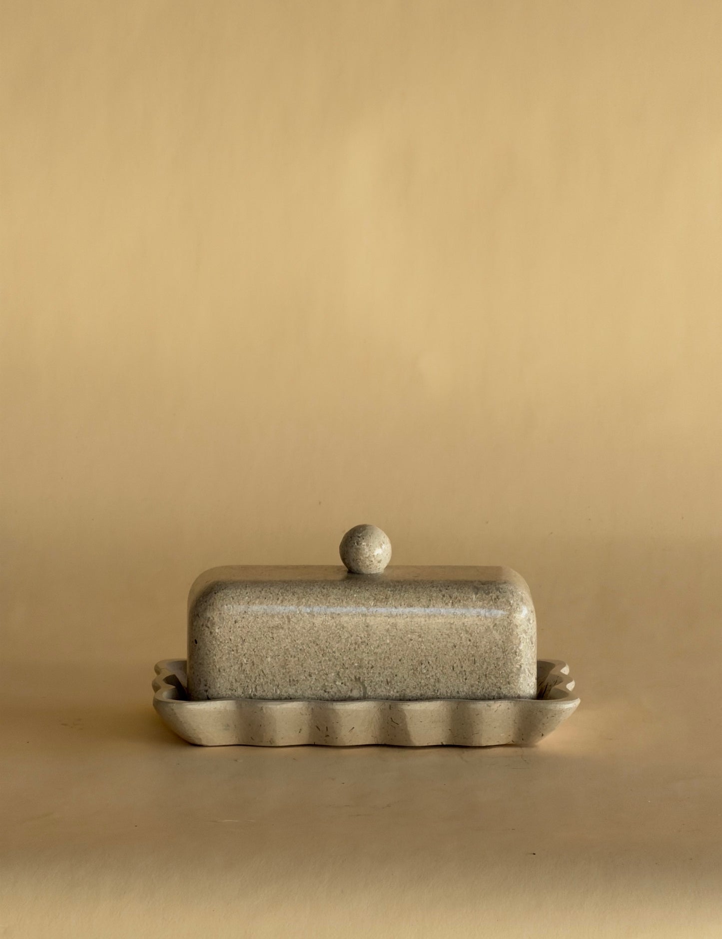 BUTTER DISH STONE