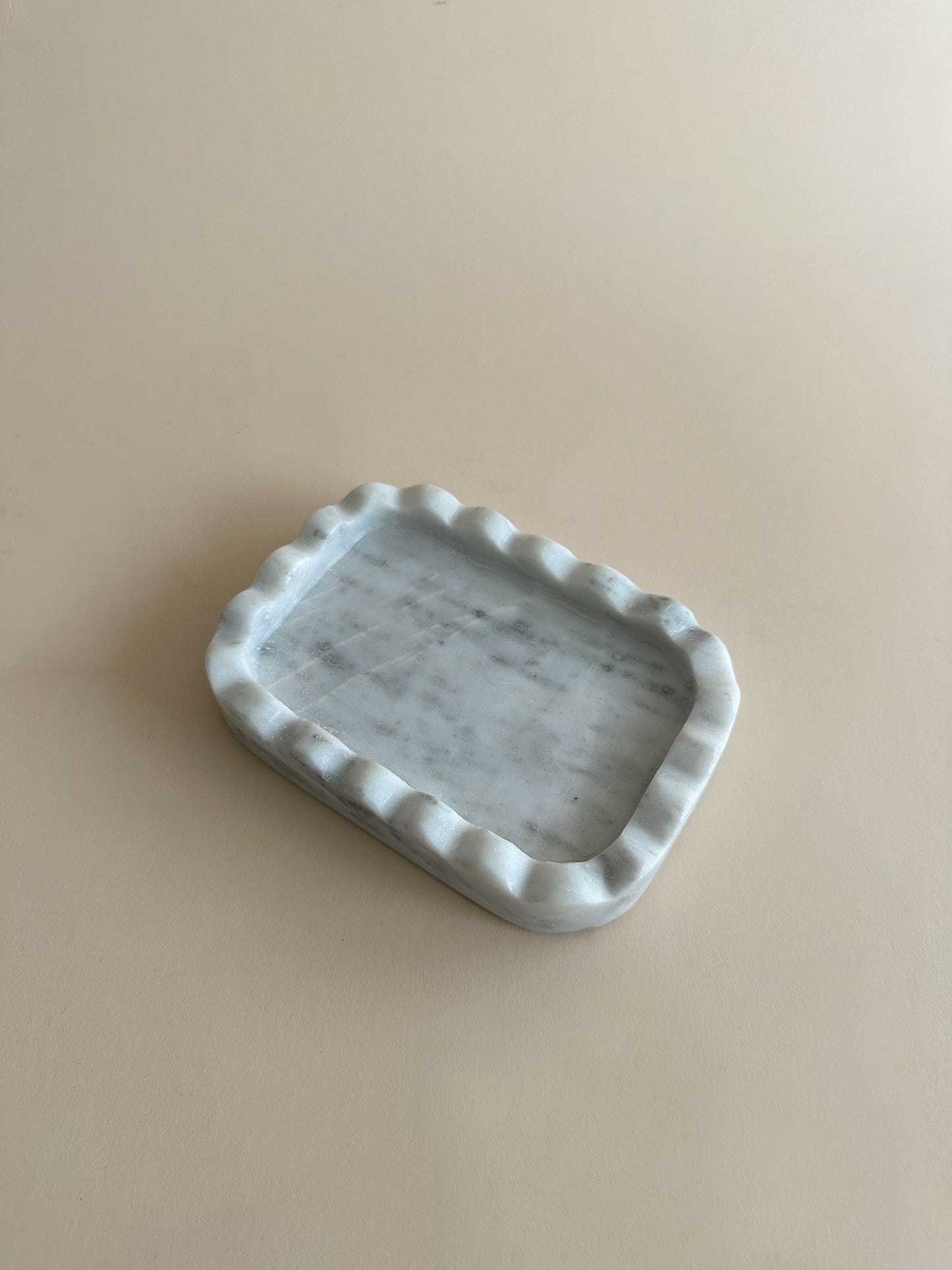 Marble Scalloped Mini Dish