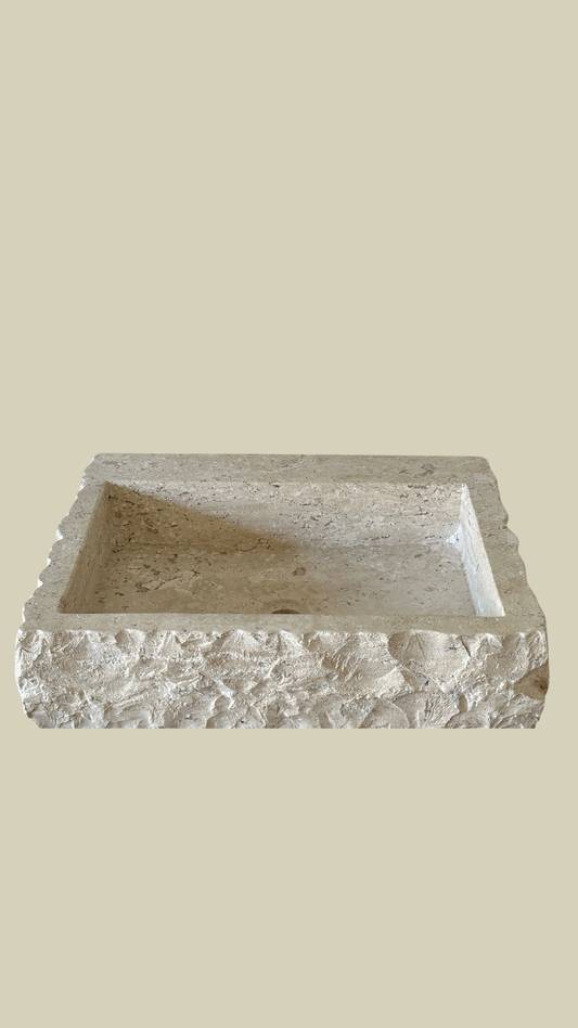 TRAVERTINE SINK