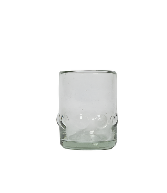 Marsella Short Handblown Dot Glass