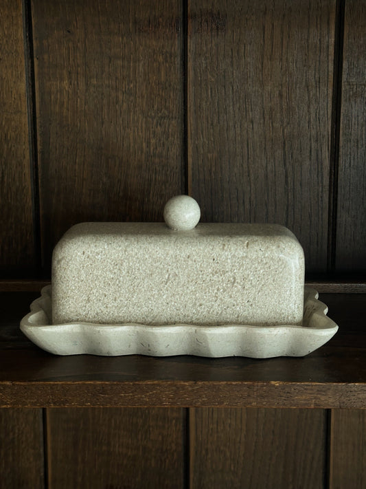 BUTTER DISH STONE