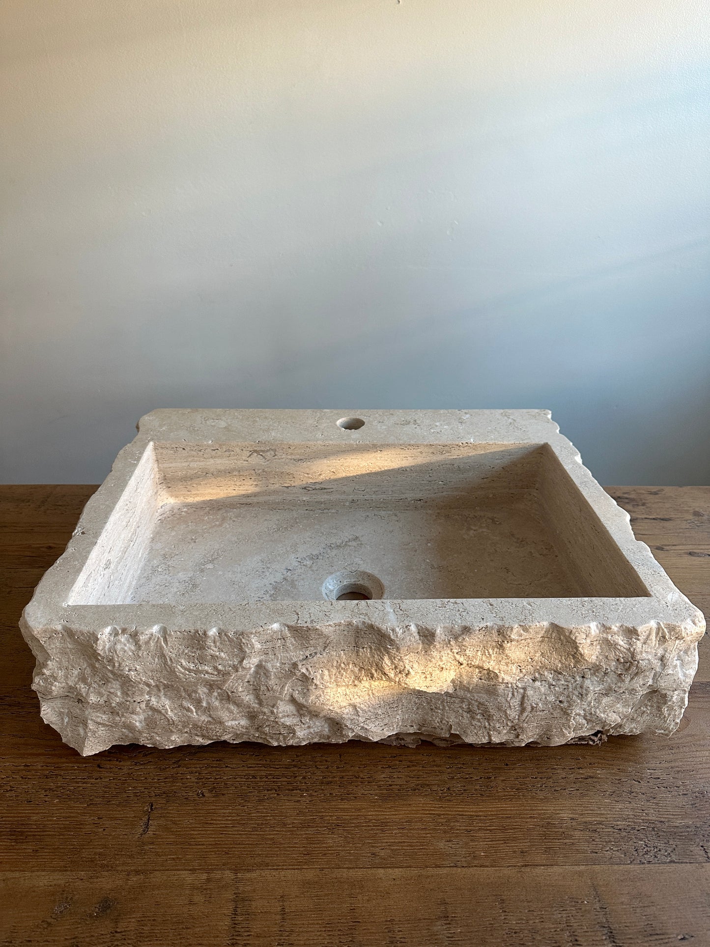 TRAVERTINE SINK