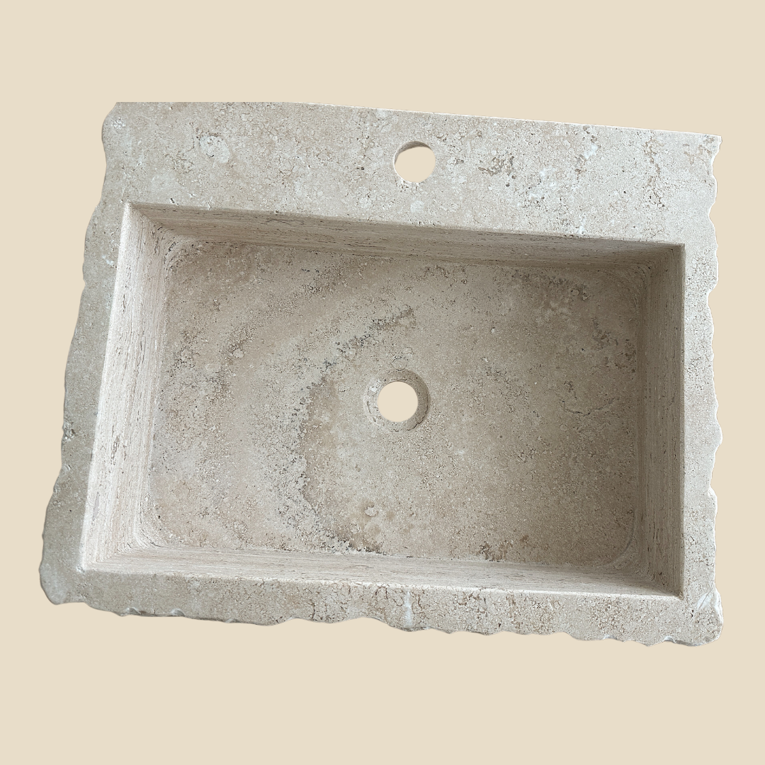 TRAVERTINE SINK