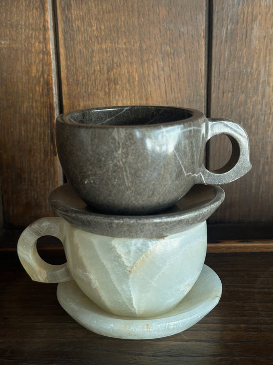 Espresso Stone Mugs