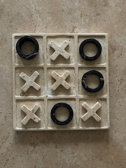 Travertine Tic Tac Toe